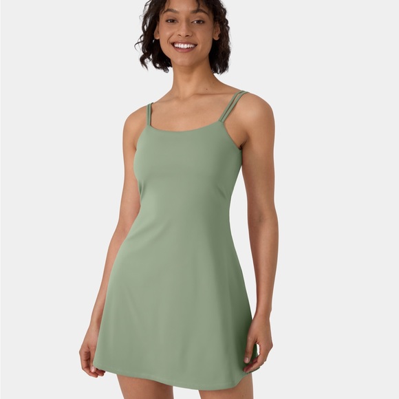 HALARA everyday cloudful double strap dress with shorts and removable padding - Picture 2 of 6